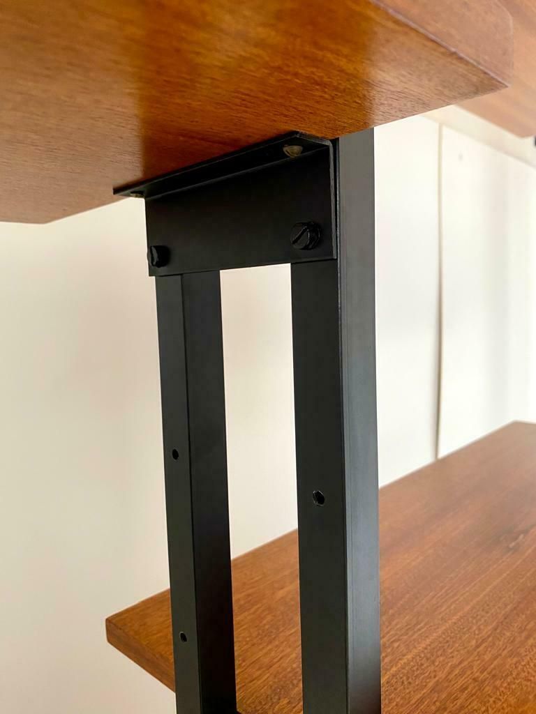 photo furniture Midcentury Italian Modular Bookshelf With Unusual Drawers, Italy
