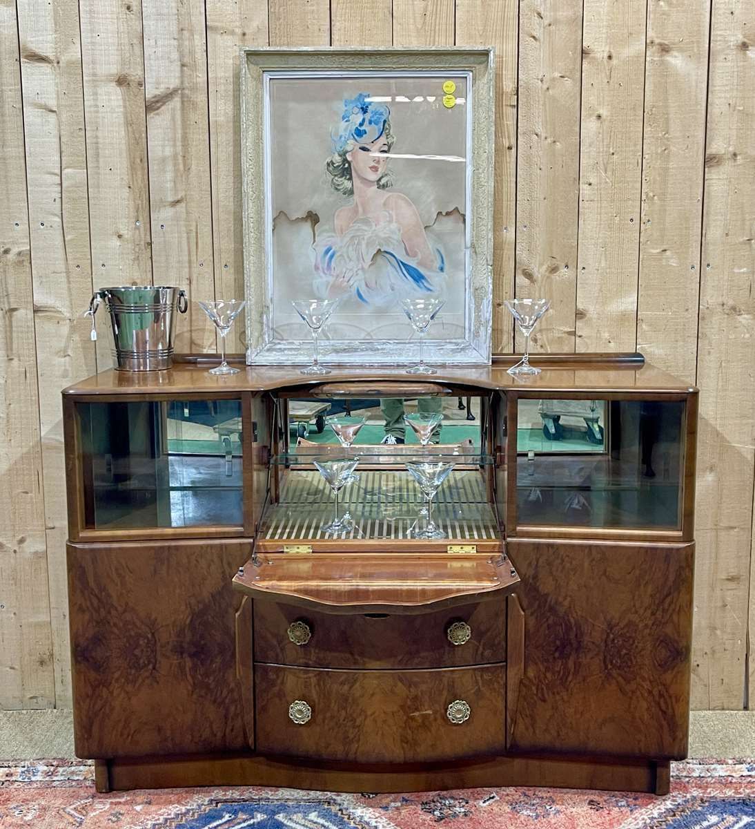English Bar From The 1950s In Walnut photo furniture