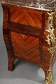 12314.0 Commode Tombeau In Violet Wood Veneer Stamped With Lapie photo