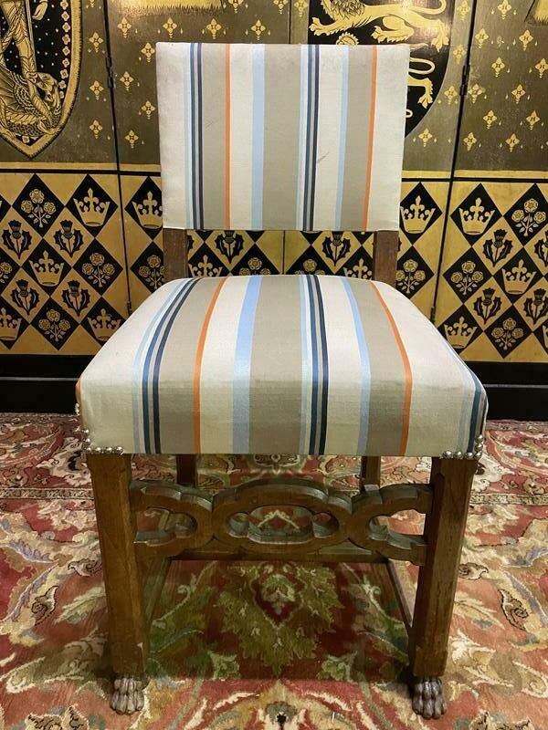 Suite De 8 Chaises Style Renaissance Chêne photo Furniture