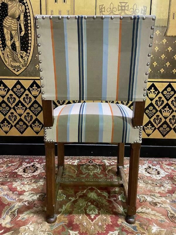Suite De 8 Chaises Style Renaissance Chêne photo buy