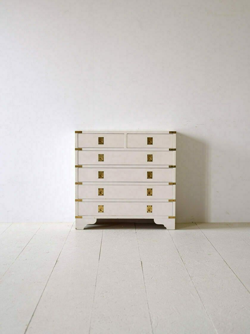 White 6 Drawer Chest Of Drawers photo furniture