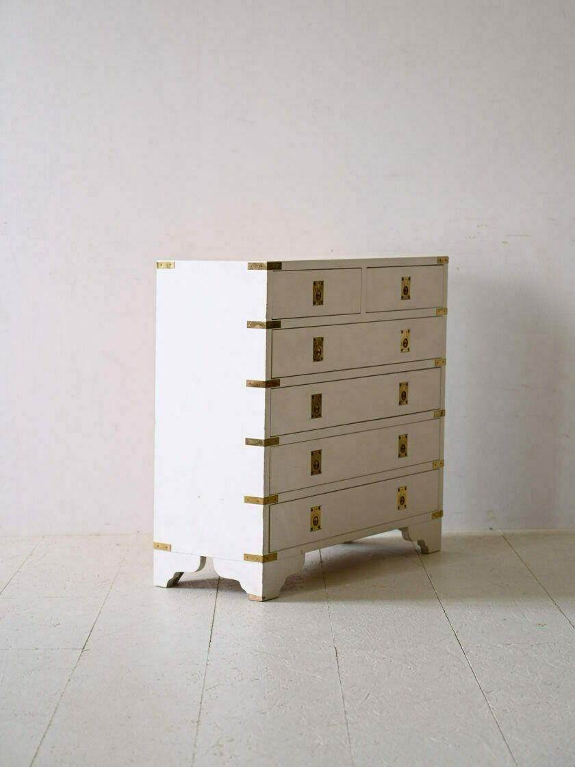 White 6 Drawer Chest Of Drawers photo Furniture