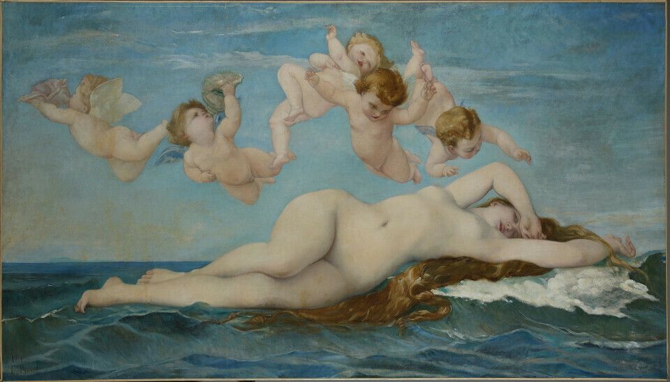 The Birth Of Venus By Ernest Prunet, 1840 1901, After Alexandre Cabanel photo for sale