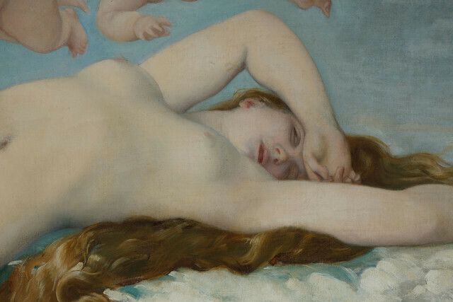 The Birth Of Venus By Ernest Prunet, 1840 1901, After Alexandre Cabanel photo vinterior