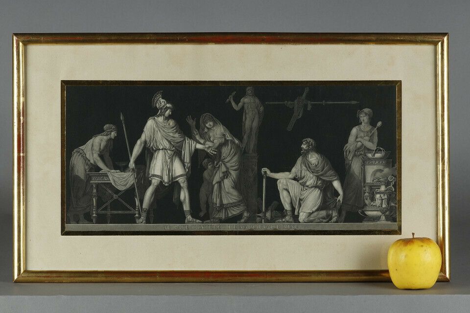 Suite Of 5 Engravings Of Antique Scenes After Moitte By Janinet photo for sale