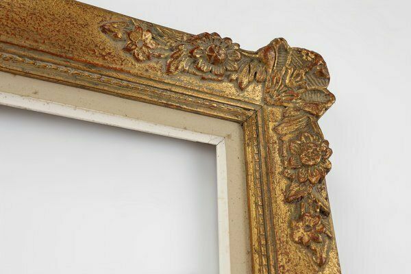 Baroque Gilded Painting Frame In Wood, France, 1900s photo buy