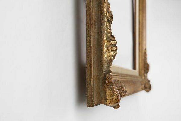 photo furniture Baroque Gilded Painting Frame In Wood, France, 1900s