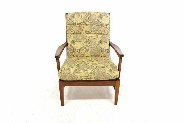 Scandinavian Mahogany Armchair, Sweden, 1960s photo 800.0