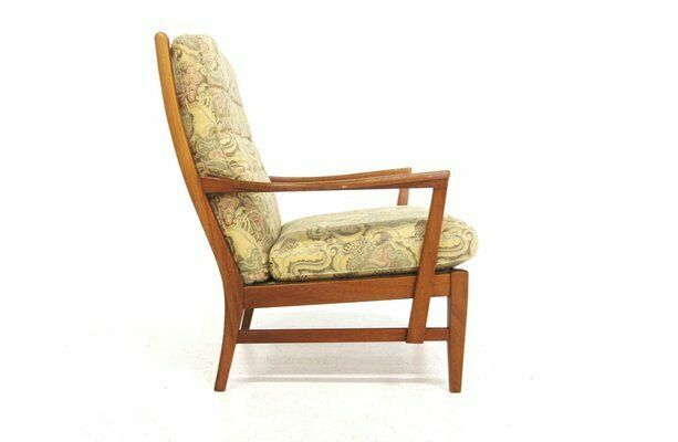 Scandinavian Mahogany Armchair, Sweden, 1960s photo vinterior