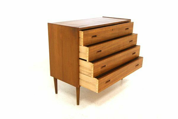Scandinavian Teak Chest Of Drawers, Sweden, 1950s photo vinterior