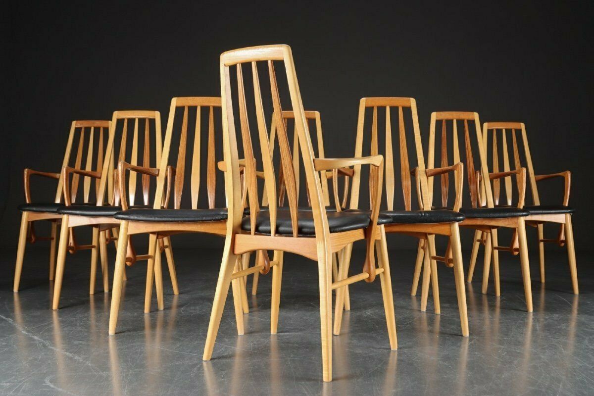 8 Danish Design Armchairs 1960s By Niels Kofoed, Eva Model photo 6540.0