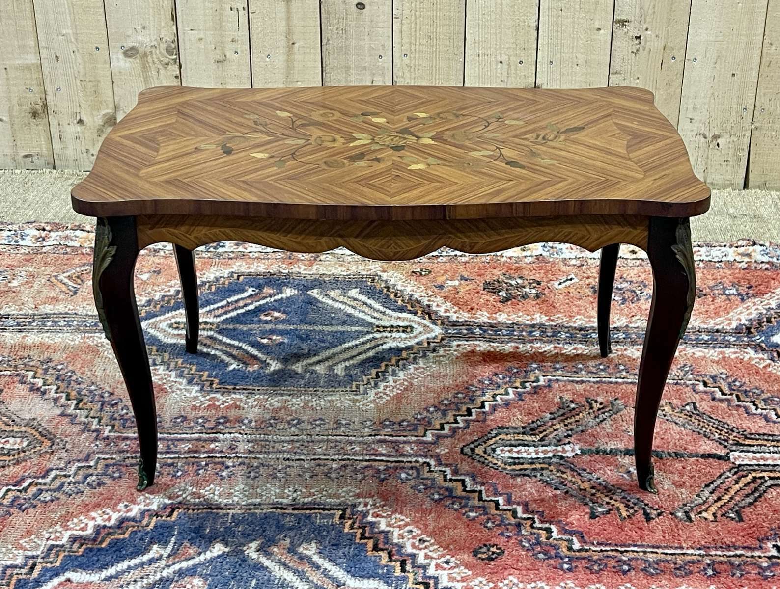Louis XV Style Rosewood Coffee Table From The 1970s photo furniture