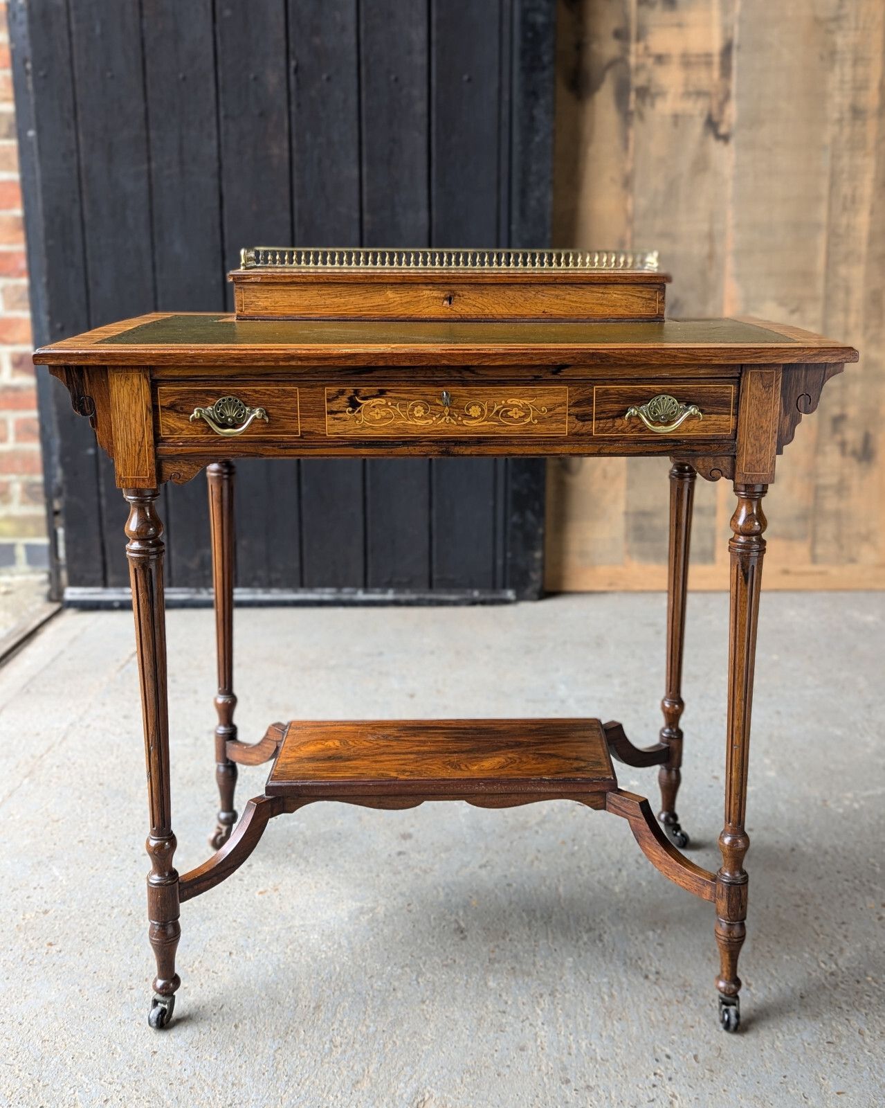 Antique Ladies Desk (Delivery Available) Bonheur Du Jour C1882 Rosewood photo buy