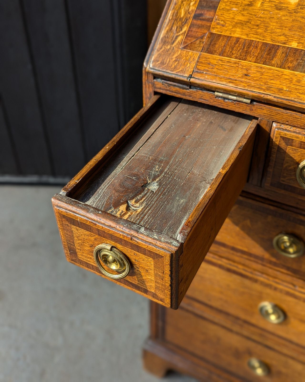 Antique Bureau Oak (Delivery Available) Home Office photo buy