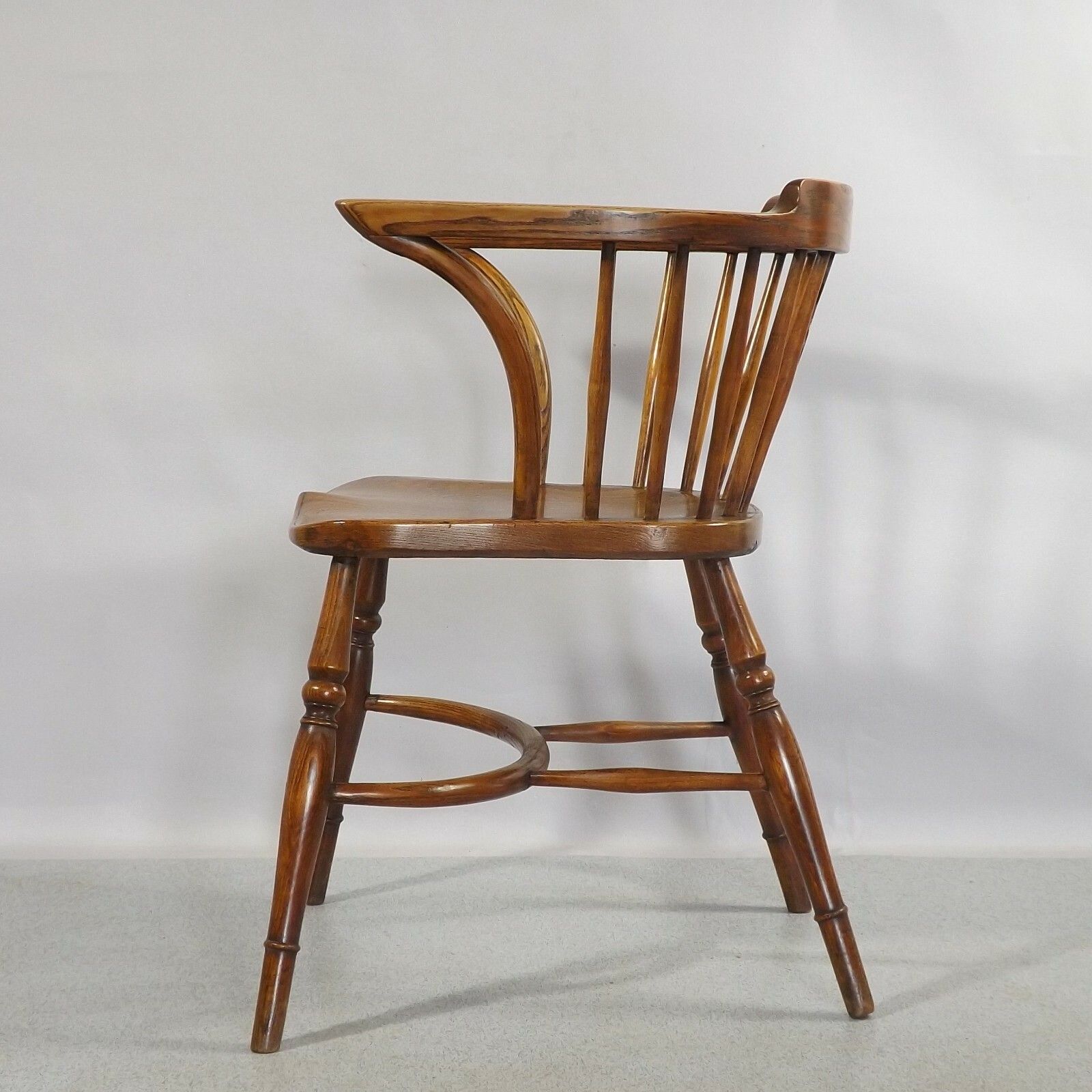 Windsor Chair (Delivery Available)  Low Back Horseshoe Pattern Ash Antique photo buy