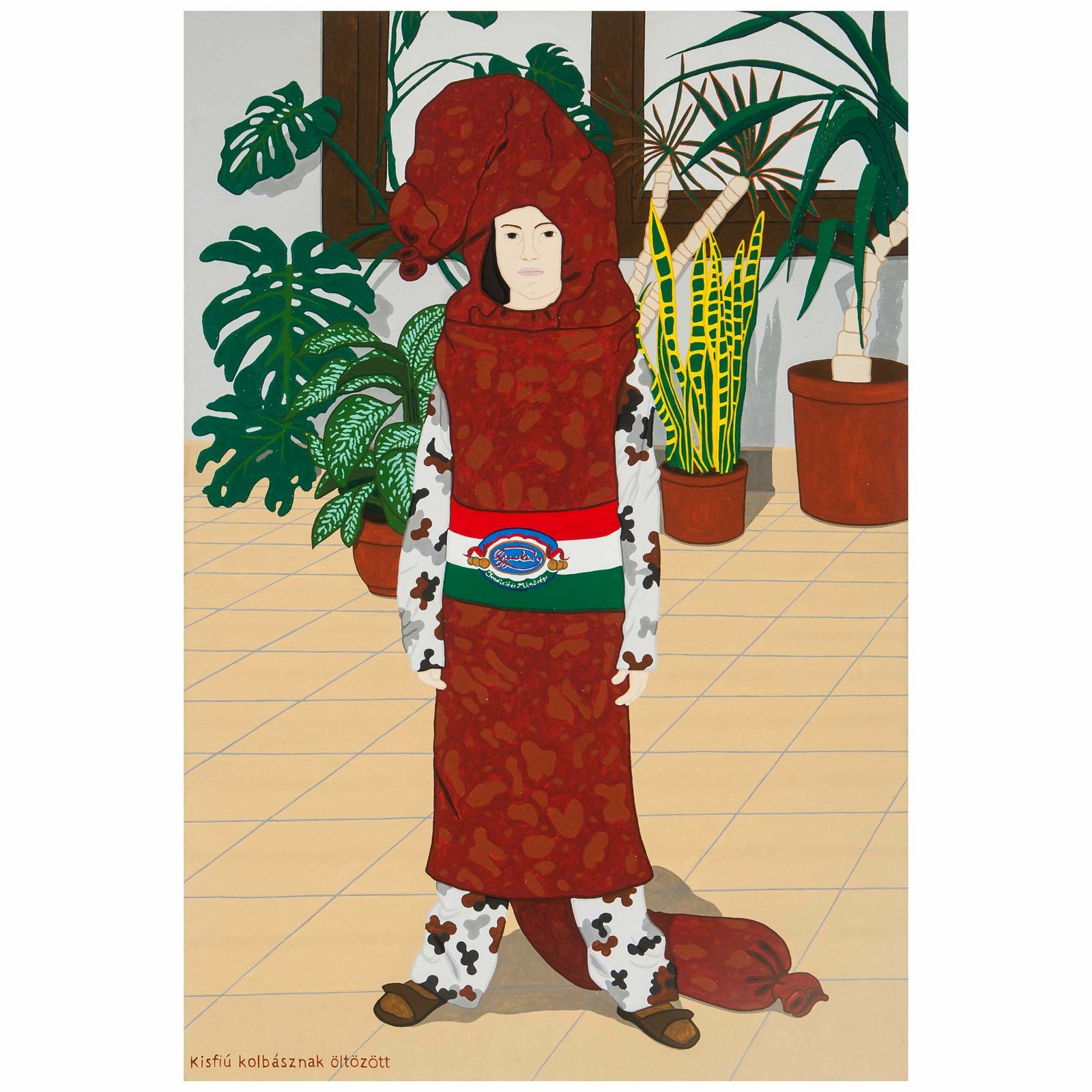 Hecker, Péter (1963): A Little Boy Dressed Up As A Sausage (2014)