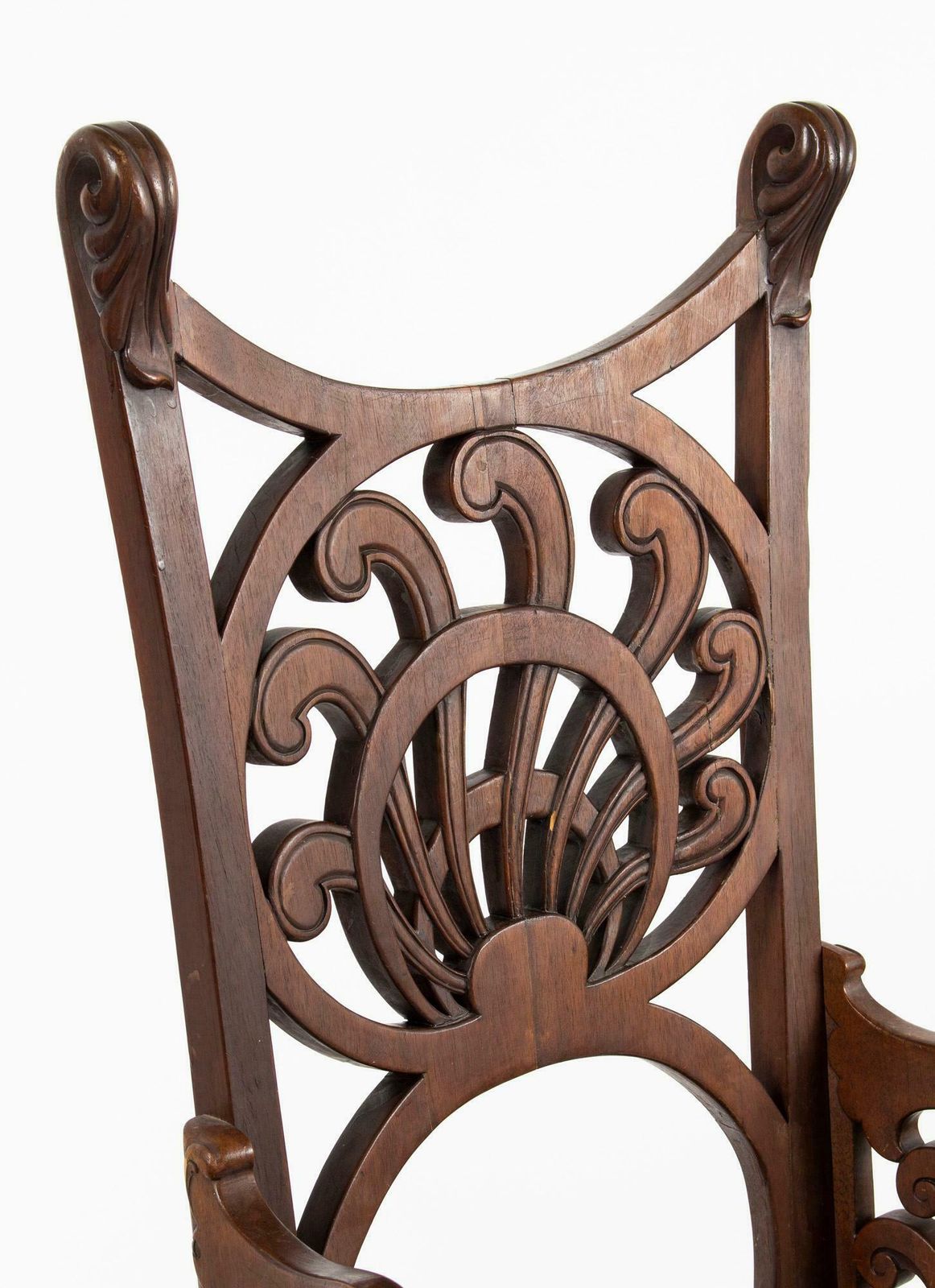 Unique Rippl Rónai József Art Nouveau Chairs, Circa 1900s photo for sale