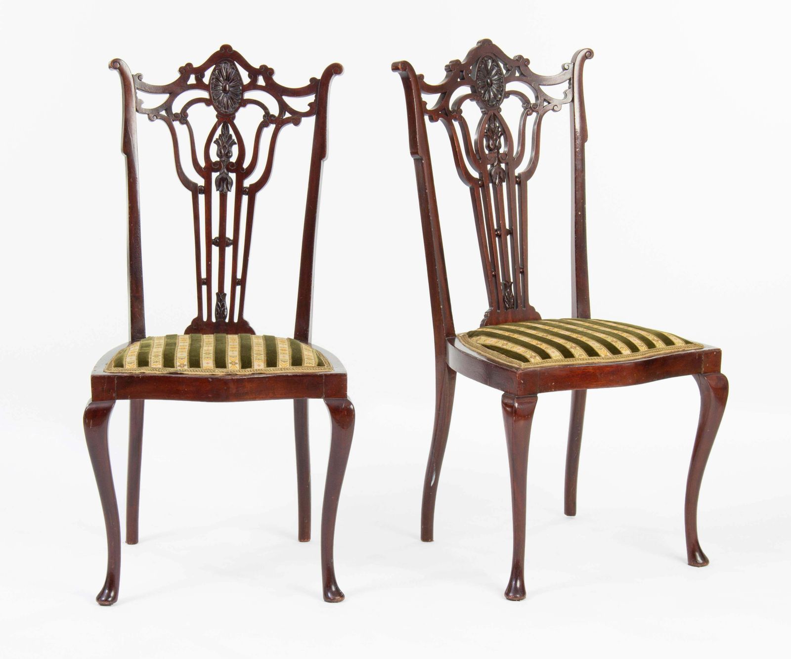 photo furniture Chippendale Art Nouveau Living Room Set, 1890s