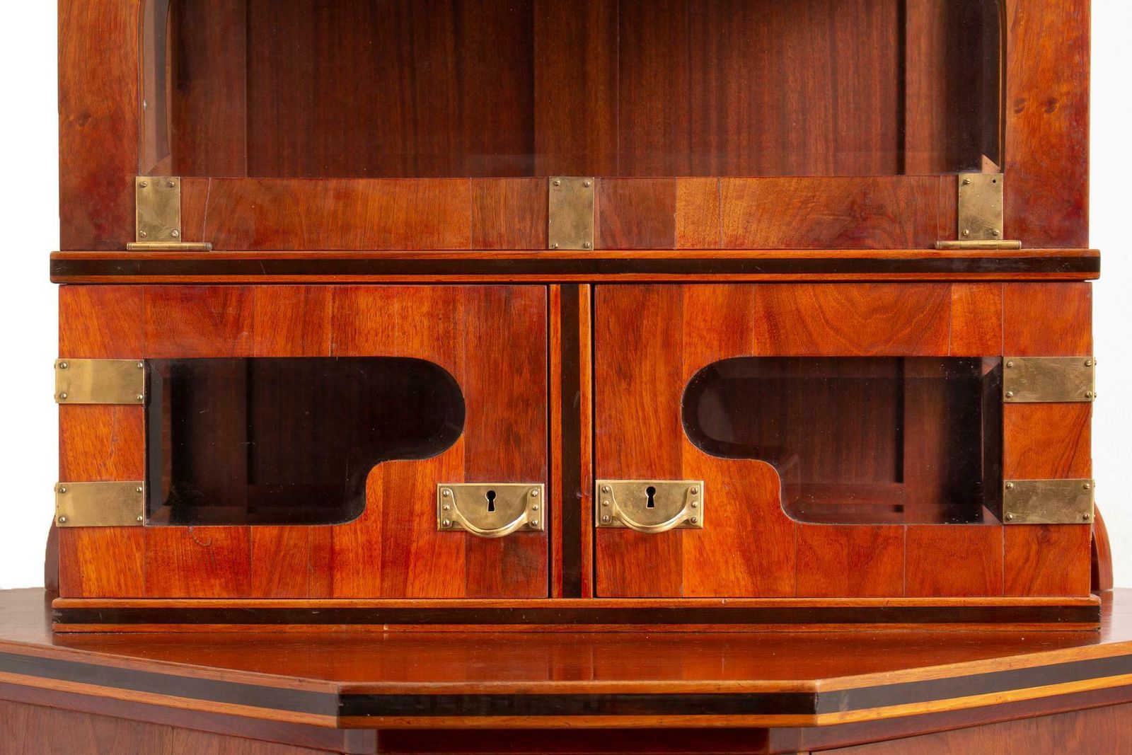 August Ungethüm Art Nouveau Mahogany Cabinet, Ca. 1905 photo Furniture