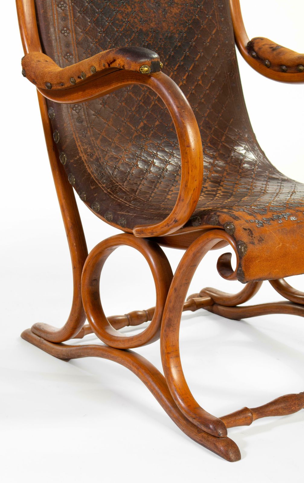 Bentwood Armchairs In Pair, Model No. 1, Designed By Gebrüder Thonet C. 1900 photo for sale