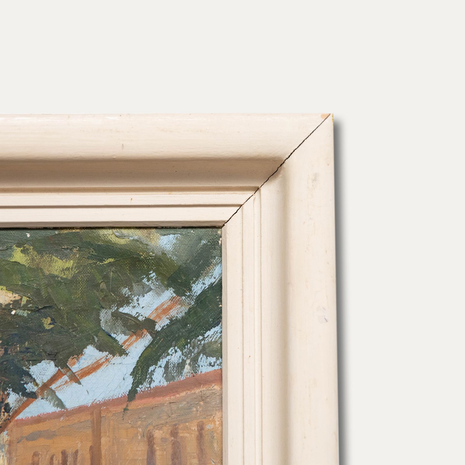 Framed 20th Century Oil City Market Scene photo 241.0