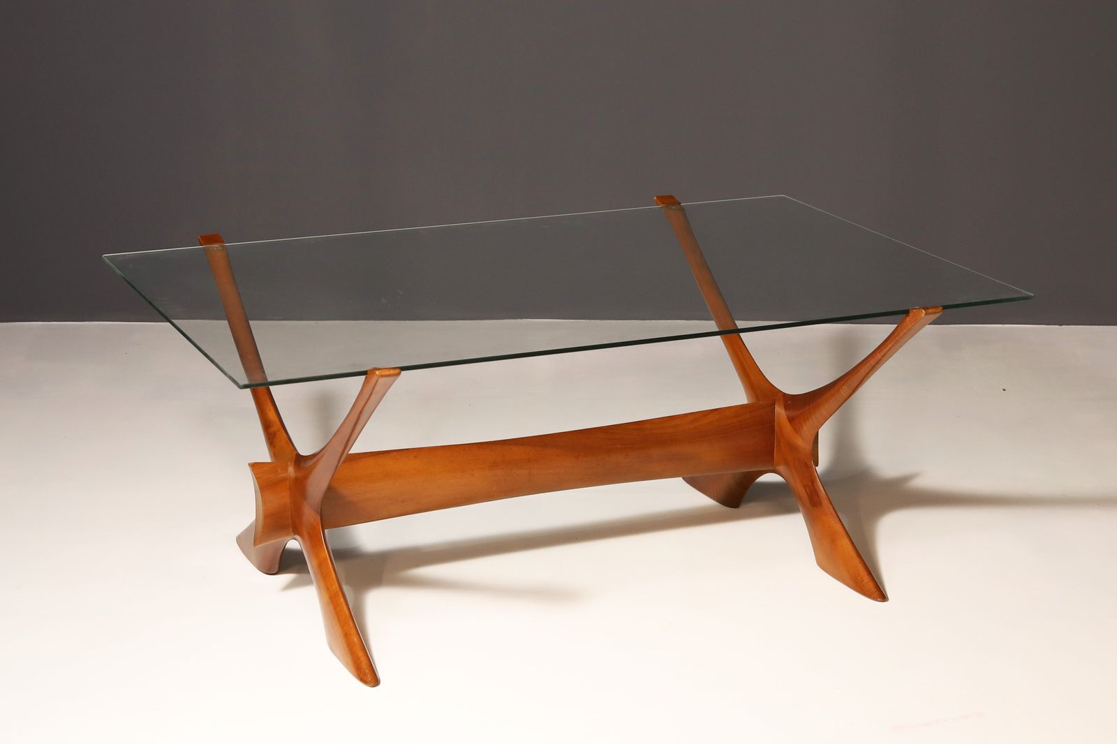 Condor Coffee Table By Fredrik Schriever Abeln For örebro Glass, 1960s photo vinterior