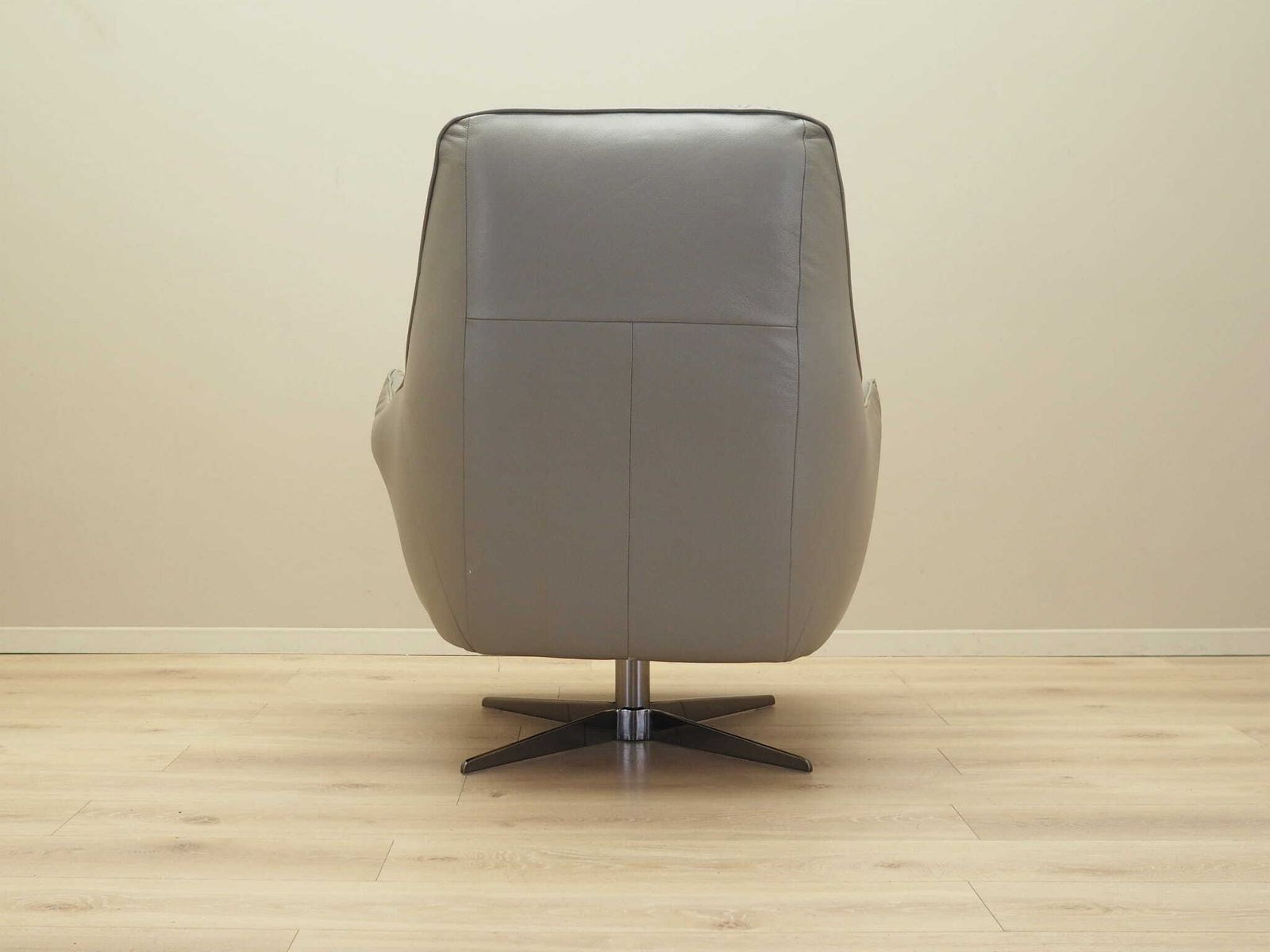 Leren Draaifauteuil, Italiaans Design, Jaren 1990, Fabrikant: Natuzzi photo 1449.0