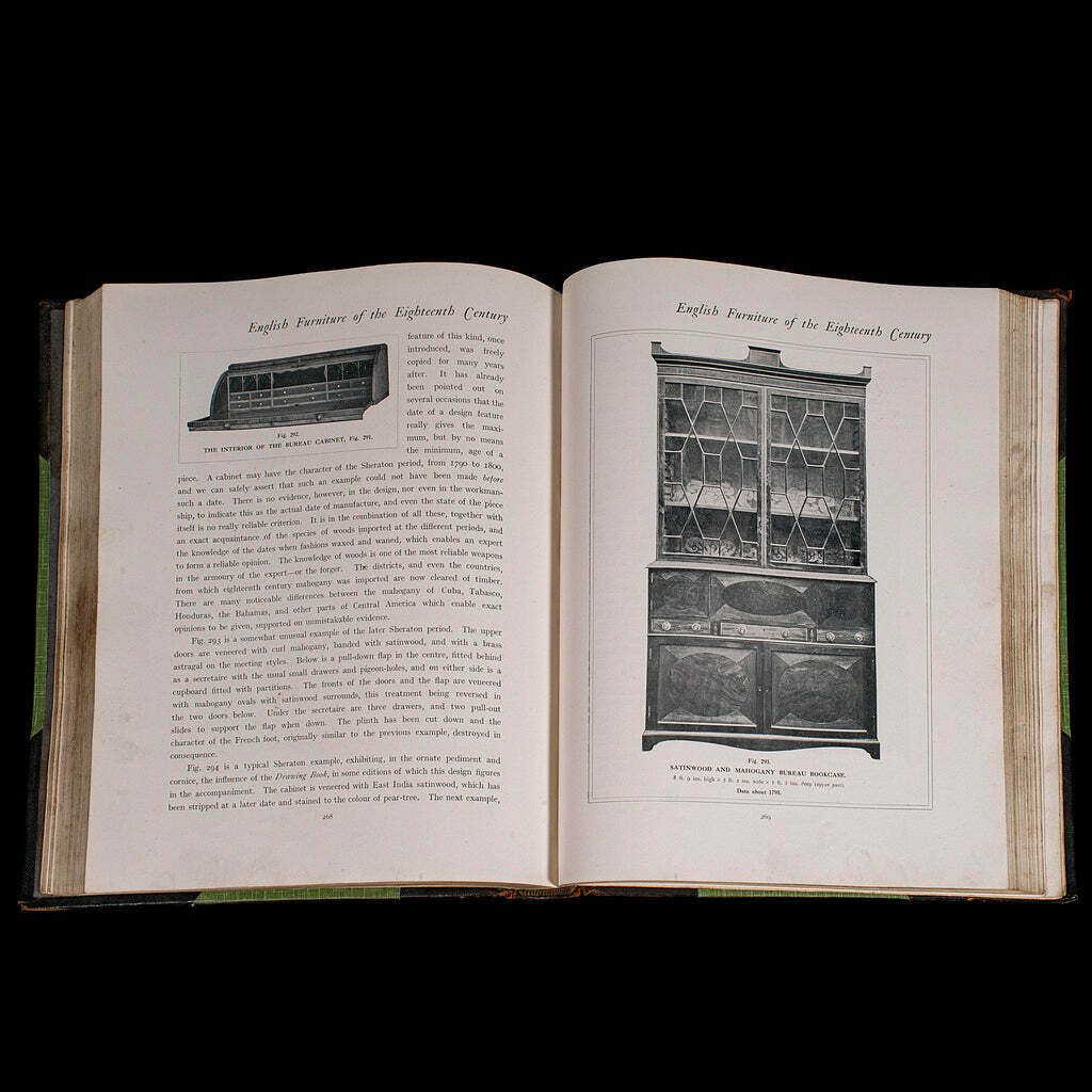 295.0 3vols Antique Reference Books, English Furniture Of The 18th Century, Cescinsky photo
