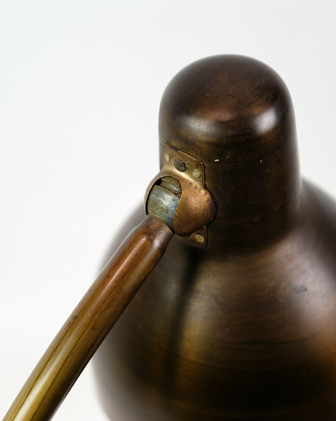 Desk Lamp Made In Burnished Brass From 1950s photo buy