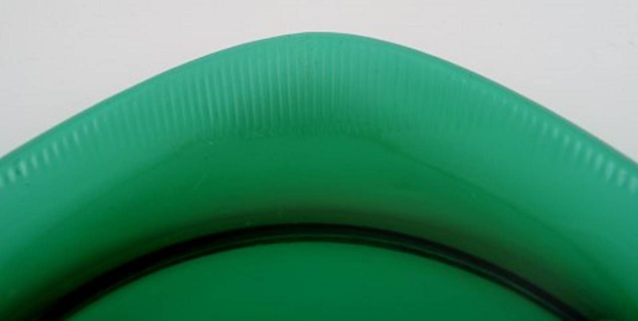 Eight Lobster Dishes In Green Glass By Josef Frank photo for sale