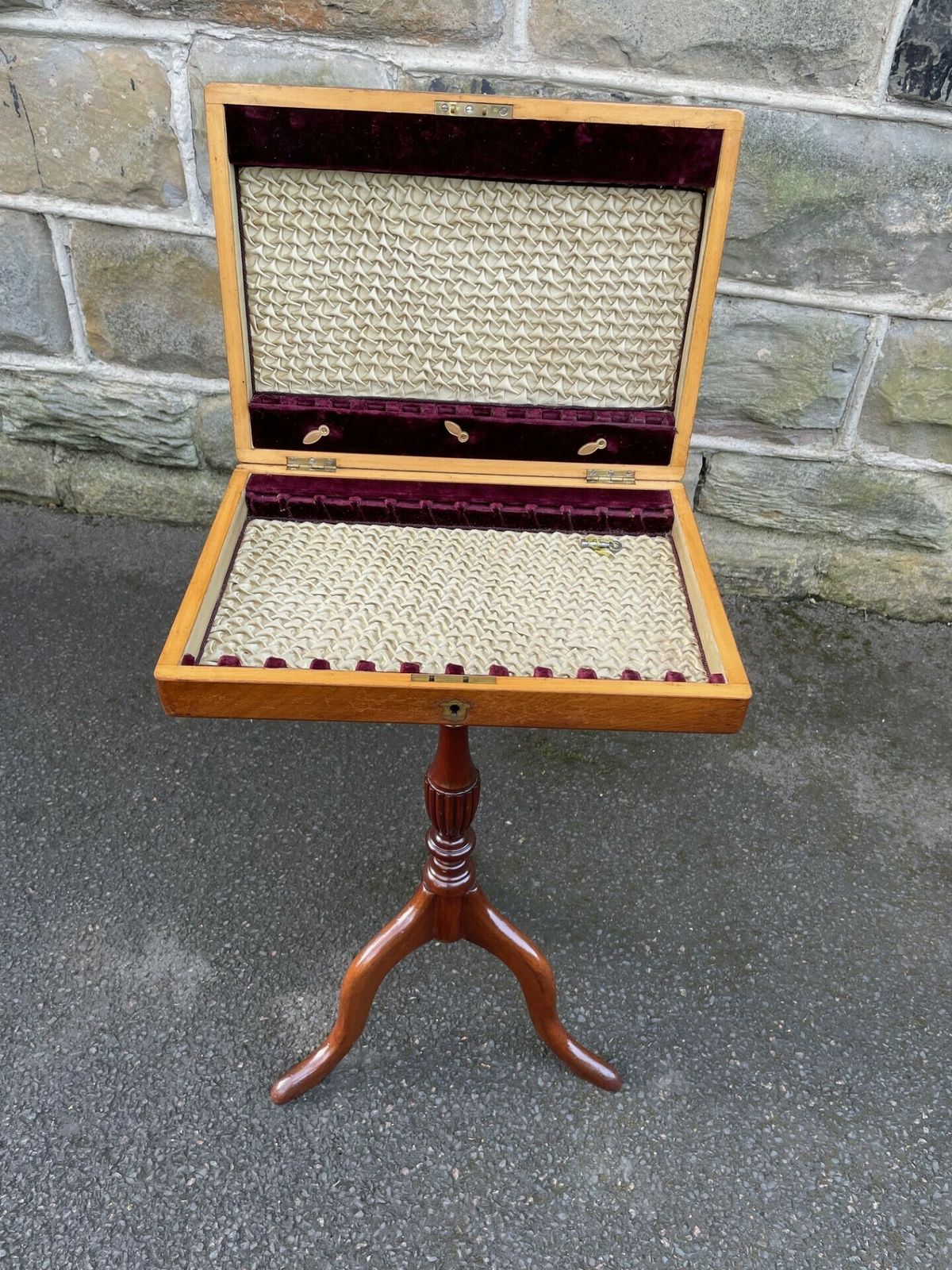 Antique Mahogany Side Table photo for sale