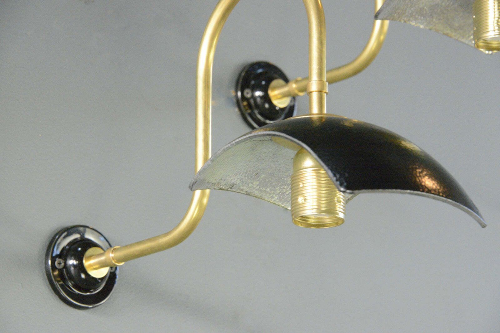 photo for sale Wall Mounted Mercury Lights By Strand London Circa 1930s