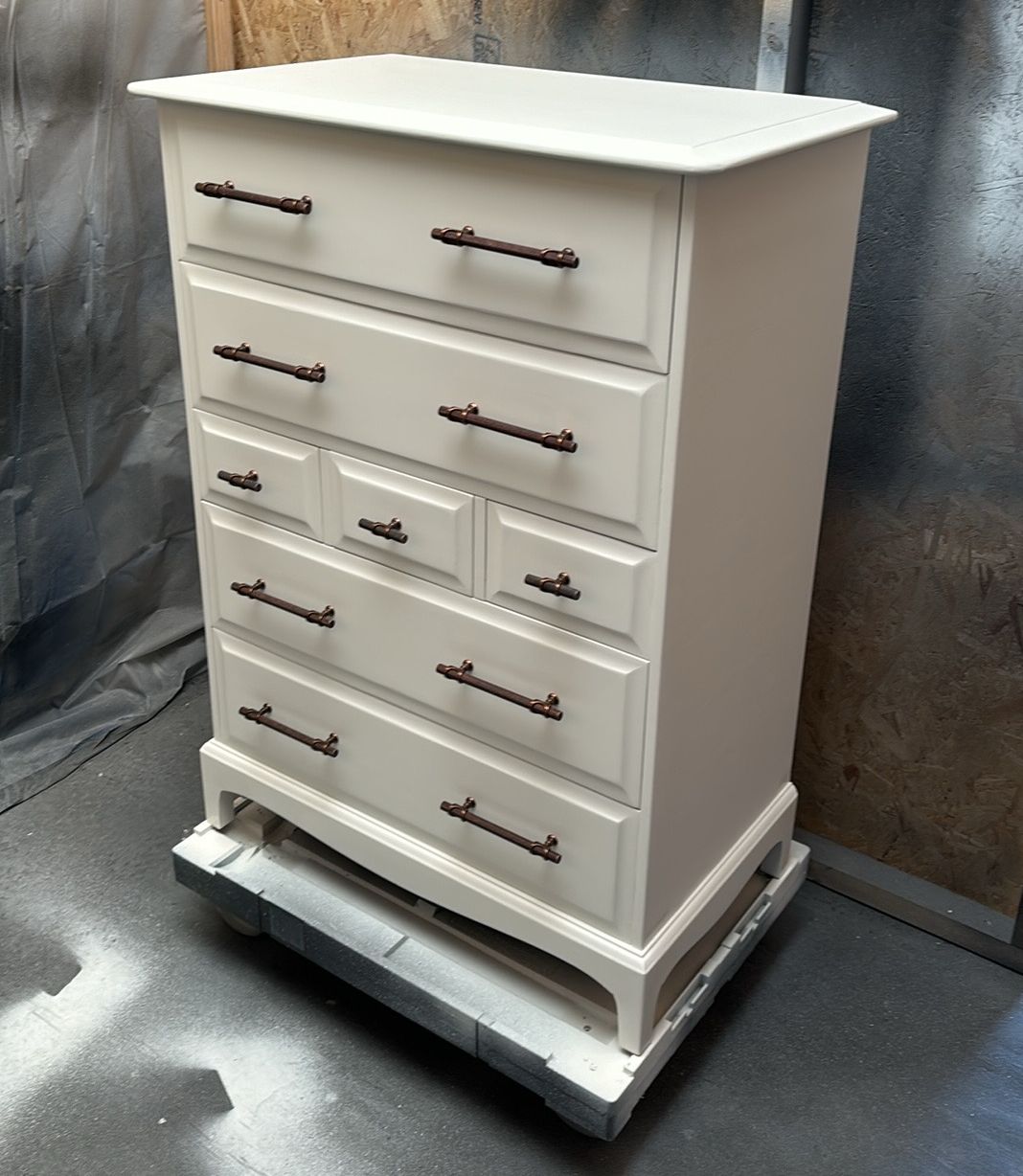 photo for sale Stag Chest Of Drawers Tallboy 7 Drawer Colour Of Choice Free Delivery