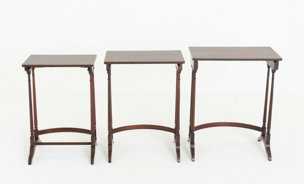 Victorian Nest Of Tables Trio Circa 1860 photo vinterior
