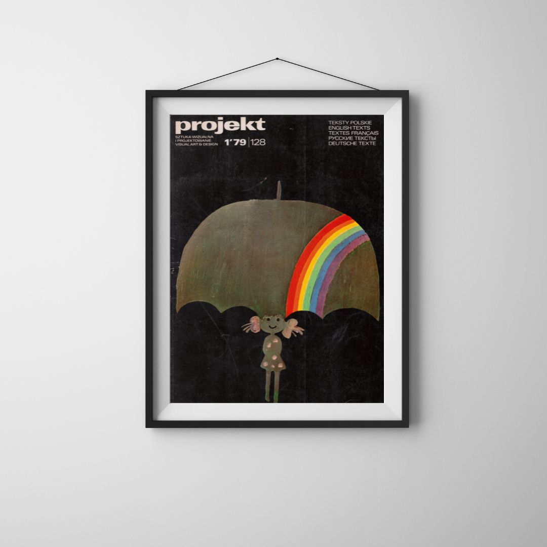 Framed Cover Of Projekt Magazine From 1979, Author: Janusz Stanny