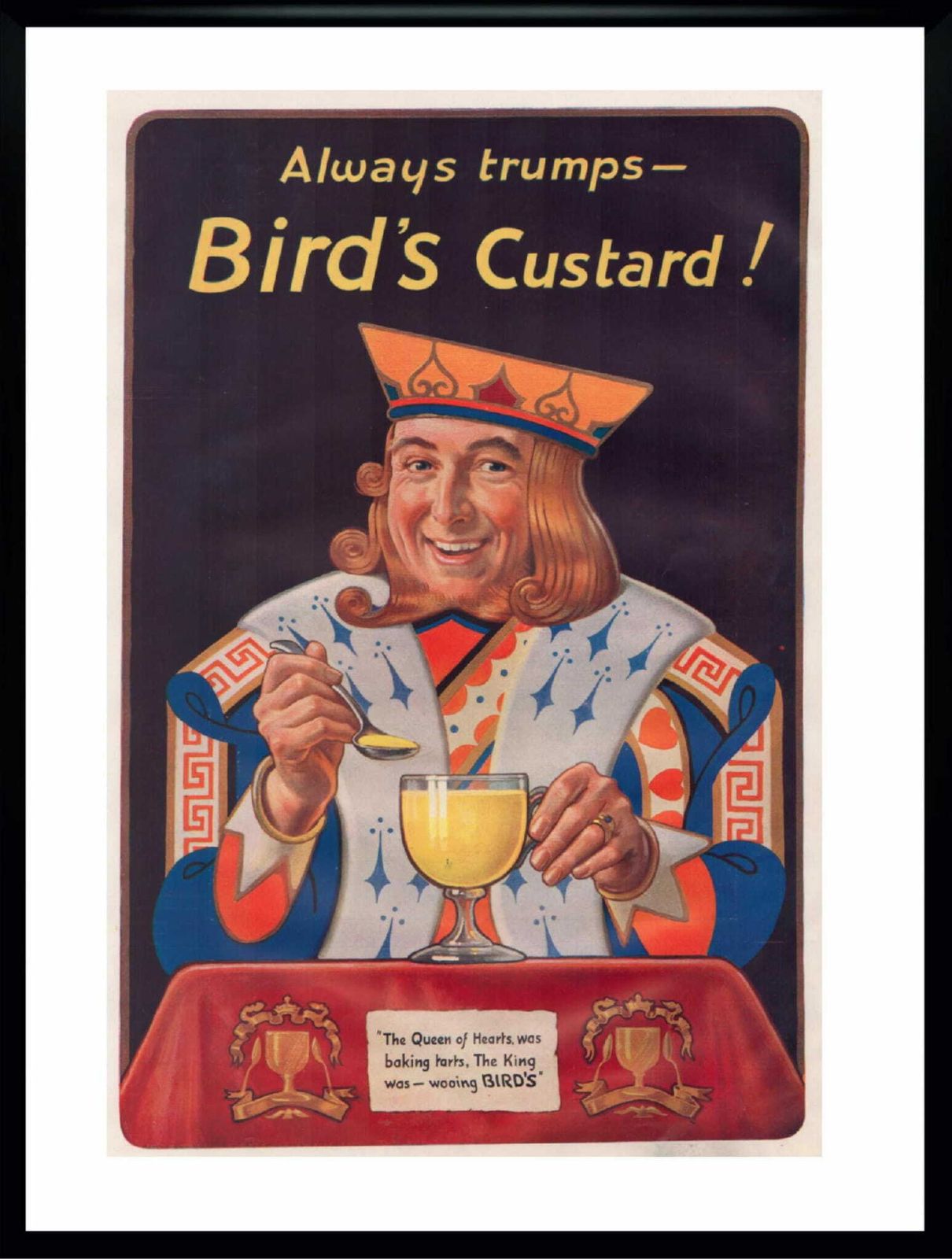 Fixed American Advertising For The Pmark Of The Bird's Custard From 1927