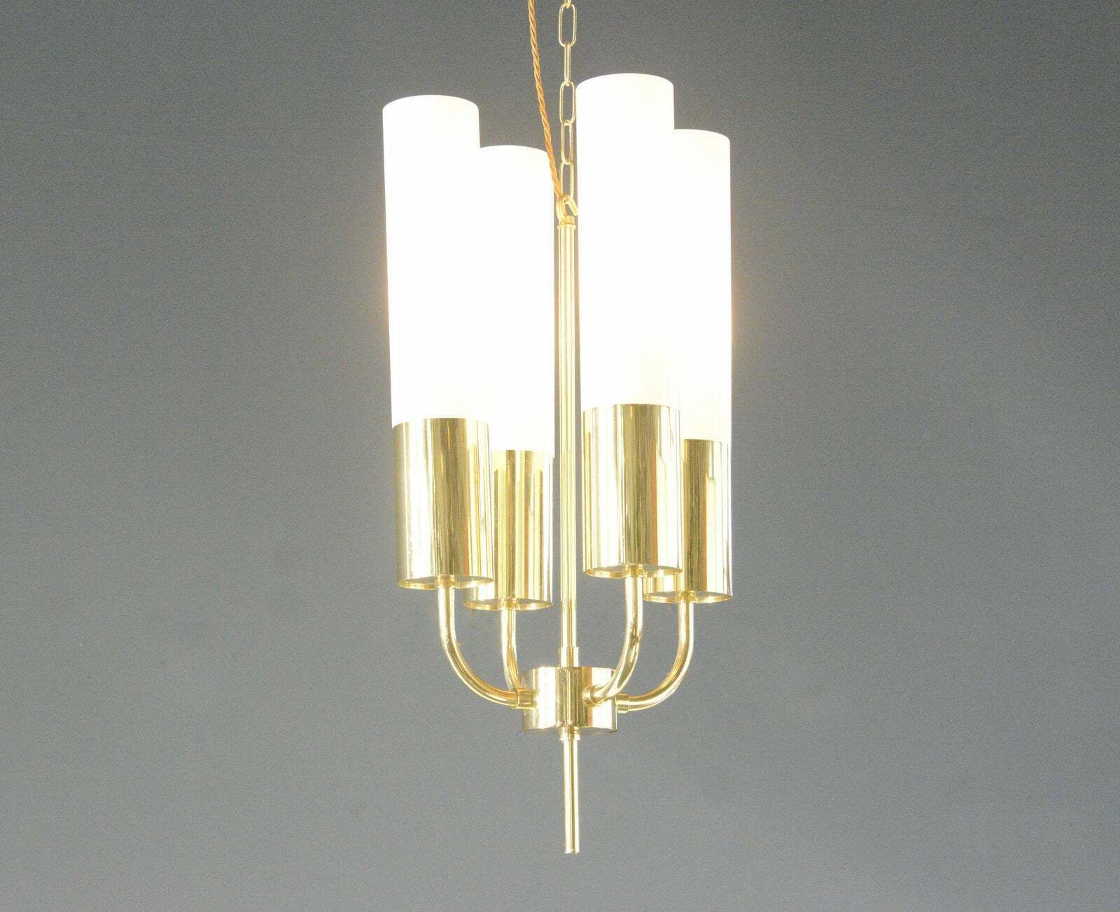 photo furniture Brass Church Lights By Glashütte Limburg Circa 1970s