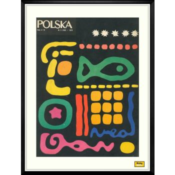 Two Framed Covers Of Polska Magazine, Author: Jan Młodożeniec 1970 photo furniture