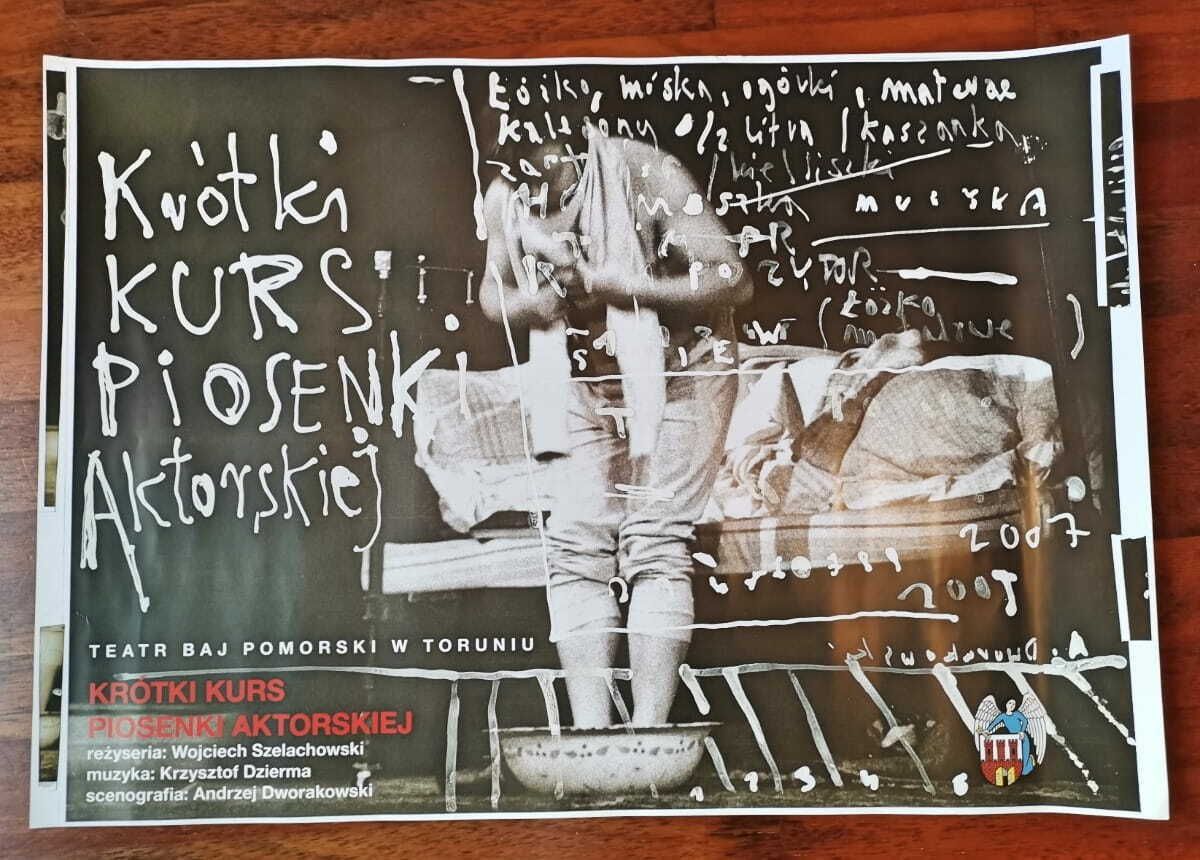 Poster For The Play A Short Course In Acting Song