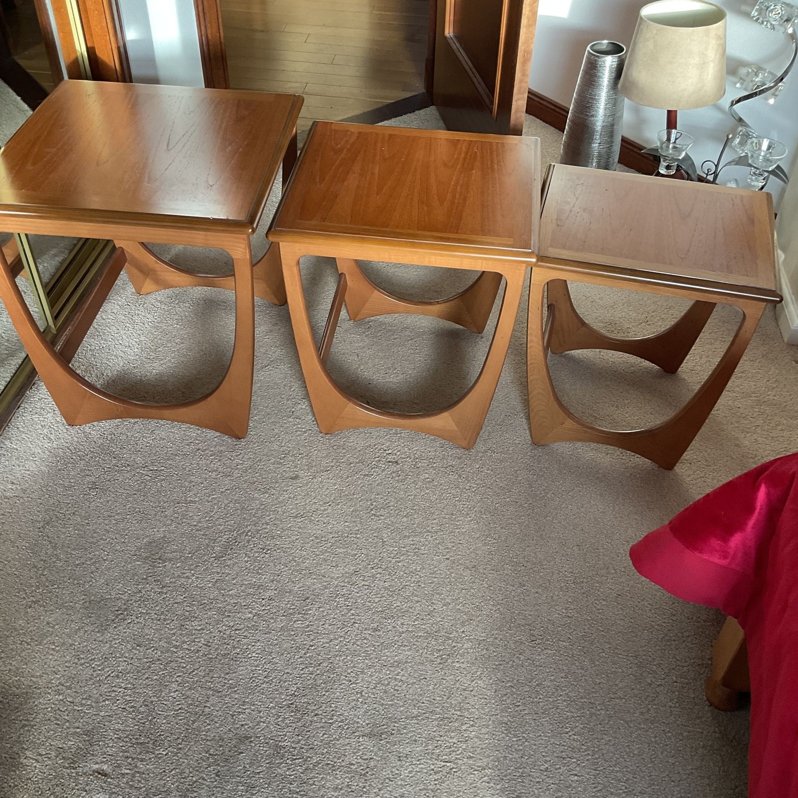 G Plan Nest Of Three Tables, Late 20th Century photo for sale