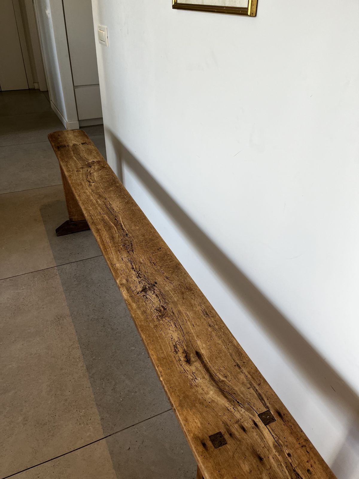 French Provincial Antique Bench   Turn Of The Century
