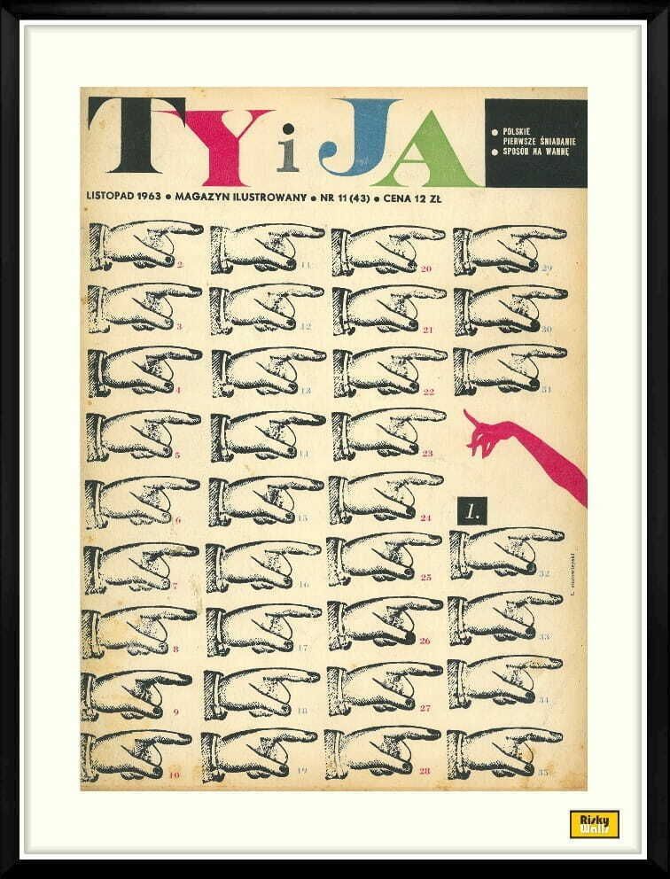 The Cover Of The Monthly Magazine Ty And Ja, Cars. Francis Starowieyski, 11/1963