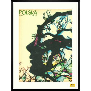 Framed Cover Of Polska Magazine From March 1975, Author: Roman Cieślewicz photo furniture