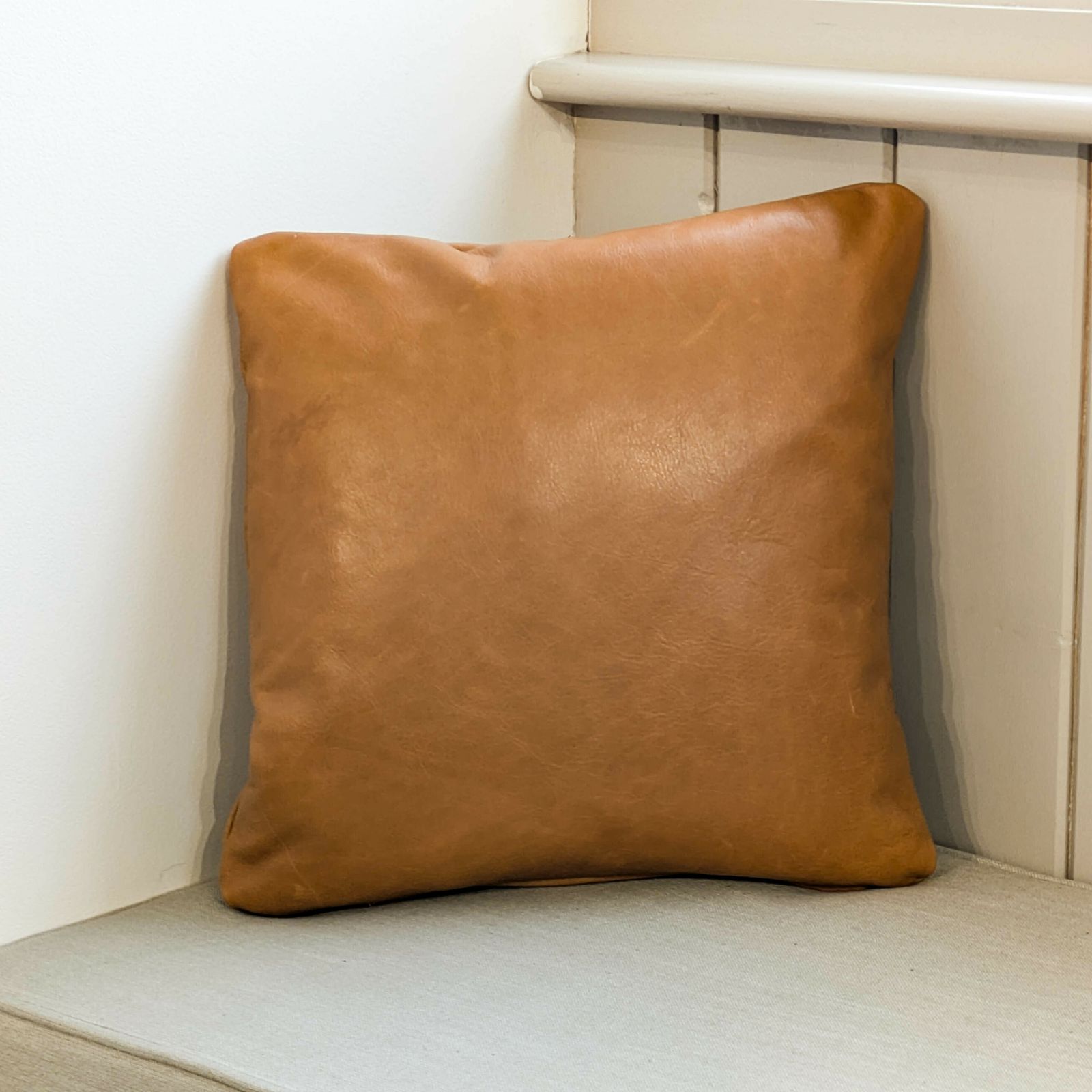 photo for sale Ccc1 One Of Our Luxury Leather Cushions 3 Sizes Available