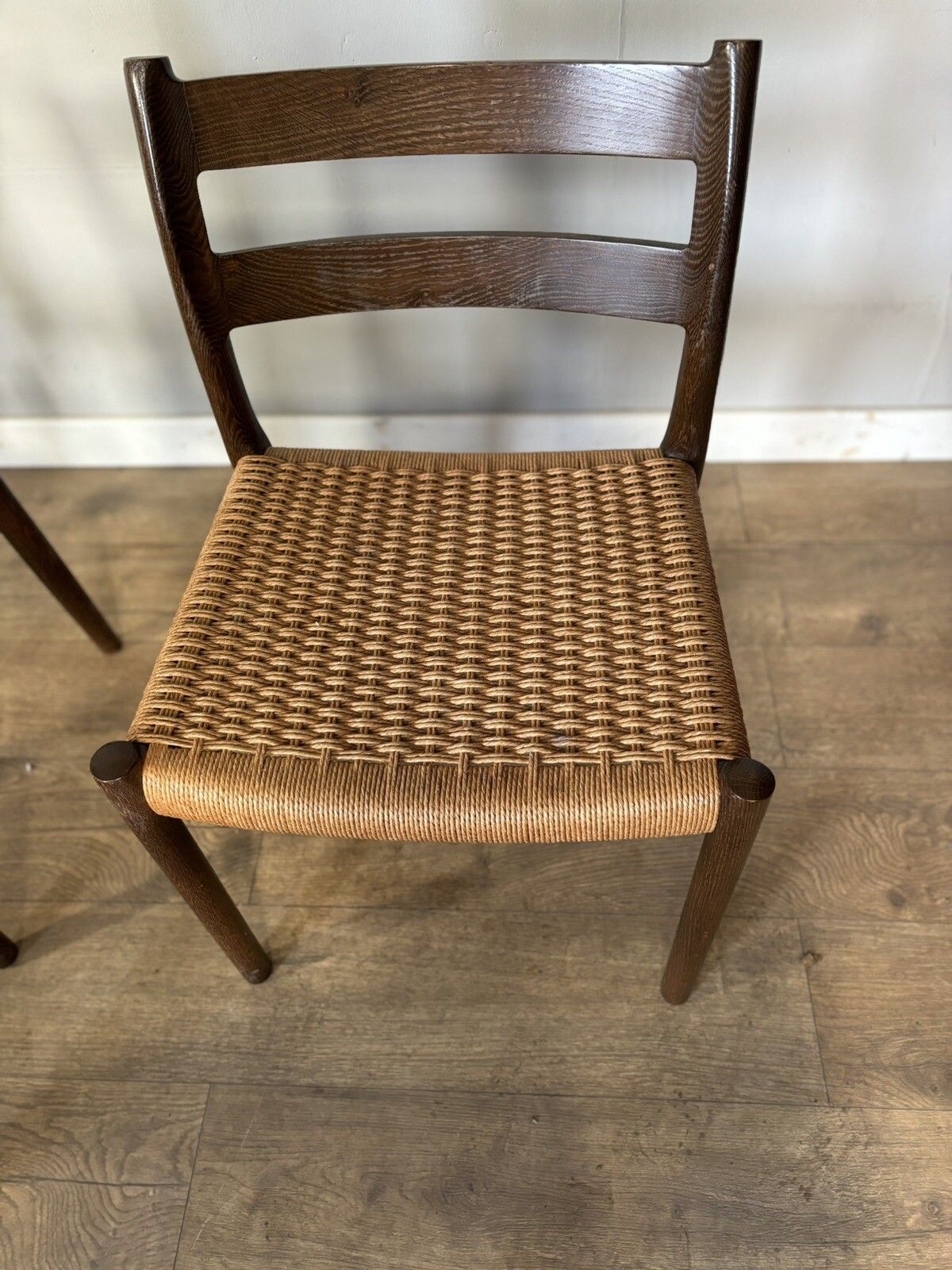 photo furniture Set Of 6 Vintage Danish Dining Room Chairs Model Number 84 By Niels Otto Moller