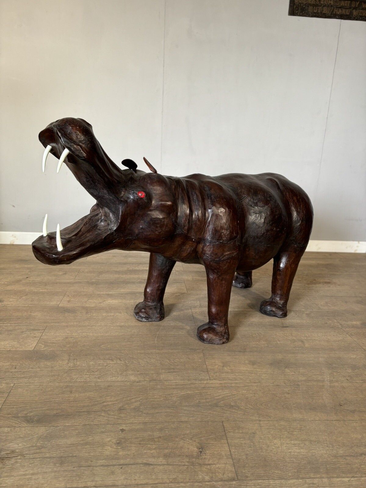 20th Century Liberty London Style Extra Large Leather Hippo