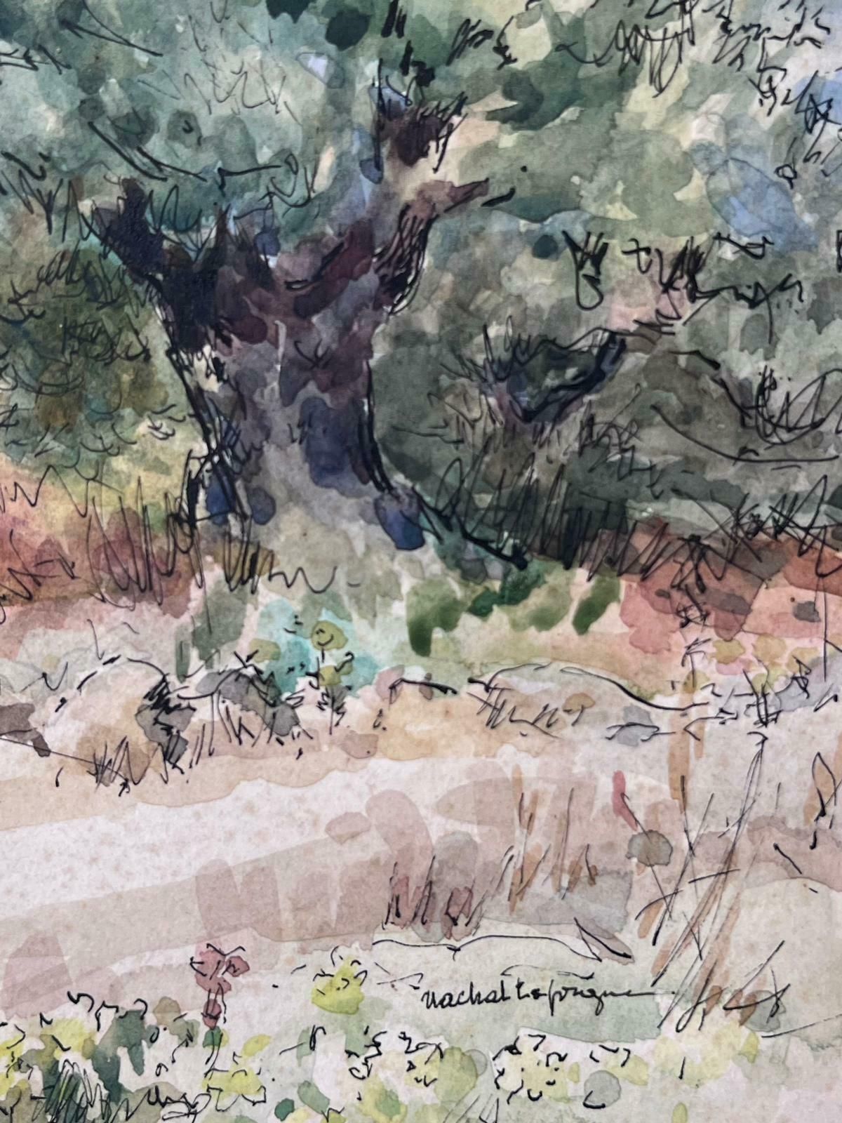 Jean Laforguewild Olive Tree Mid 20th Century French Post Impressionist Signed Painting photo for sale