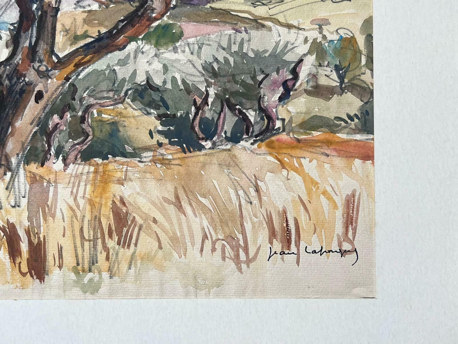 Jean Laforgueprovence Landscape Mid 20th Century French Post Impressionist Signed Painting photo Art