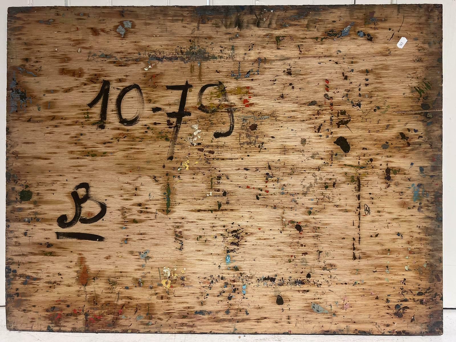 photo furniture Jean Besnardamazing Mid 20th Century Cubist Abstract Cubist Oil Painting Listed Artist